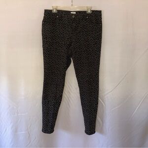 Style & co skinny jeggings / pants zebra print size 14